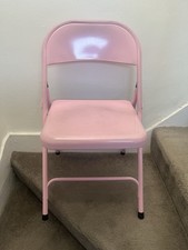 Pink Folding Chair