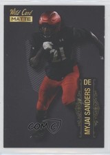 2022 Wild Card MATTE Black Myjai Sanders #MB-86 Rookie RC 0o1d. rookie card picture