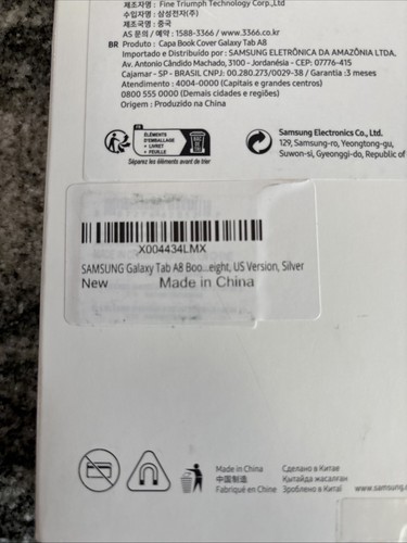 Samsung Book Cover for Samsung Galaxy Tab A8 - Silver - Picture 3 of 3