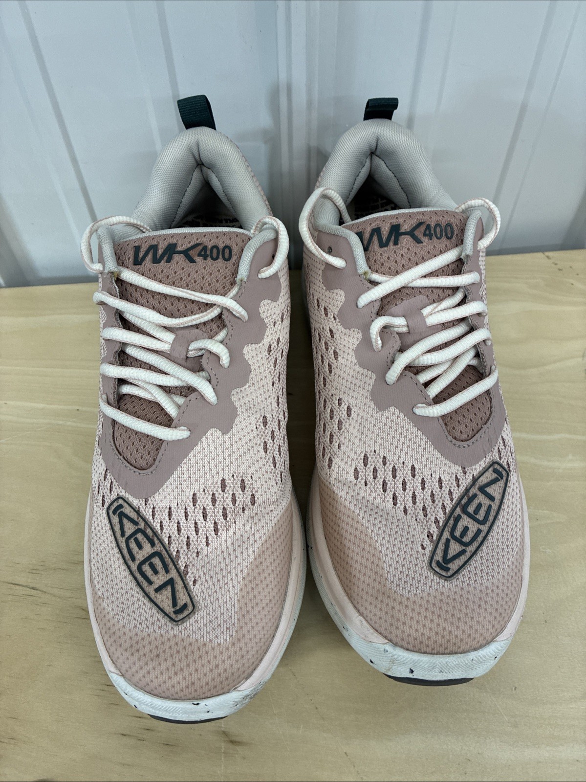 Scarpe da passeggio sportive Keen donna taglia 11 WK400 fulvo pesca rosa.