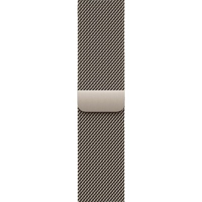 Apple 40 mm Milanaise Armband Ersatzarmband Natur Edelstahl