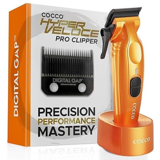 Cocco Hyper Veloce Pro Clipper, Digital Gap Ambassador Graphene Taper Blade