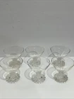 VTG Anchor Hocking Berwick Boopie Set Of 6 Champagne Sherbet Glasses Beaded 3.5”