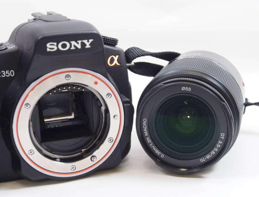 Sony α350 DSLR-A350 fotocamera reflex digitale DT 18-70mm F/3.5-5.6 Exc+5 dal... foto 3