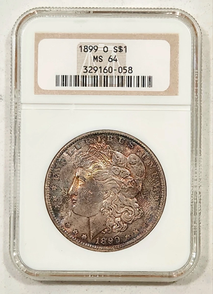 1899年 アメリカ モルガンダラー銀貨 NGC MS64 NGC 1899 Year Grade MS 64 Morgan US Dollars (1878-1921) for sale