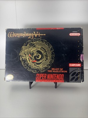 Wizardry V: Heart of the Maelstrom (Super Nintendo SNES, 1991) Box No Manuals