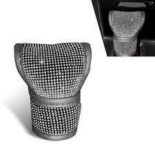 Bling Gear Shift Knob Cover, Anti-Scratch Crystal Glitter Rhinestones Car Gear