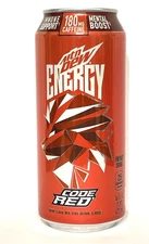 Mountain Dew Energy Drink Code Red 16oz Can 2023 Discontinued Limited New Mtn