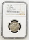1926 United States Standing Liberty 25c NGC AU Details Obv Scratched