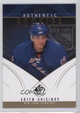 2009 SP Game Used Edition Authentic Rookies Gold 31/50 Artem Anisimov #185 0f2