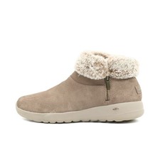 Skechers Damen Air Cooled Goga Mat Boots Taupe Warmfutter Stiefelette EU 39.5