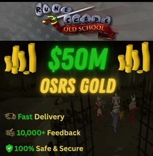 🔥 OSRS GP 50 mil 🔥 | Old School Runescape Gold  |  FAST Delivery