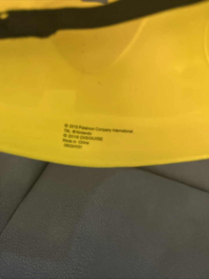 Pokemon Pikachu 2019 disfraz de plástico juego máscara facial de simulación cosplay niñas/niños Foto 4 de 4