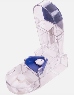 Portable Pill Cutter w/Blade Professional Splitter for Daily Medication (Kaiser)