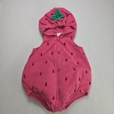 Carter s Strawberry Infant Costume 6-9 Months Pink One Piece Outfit