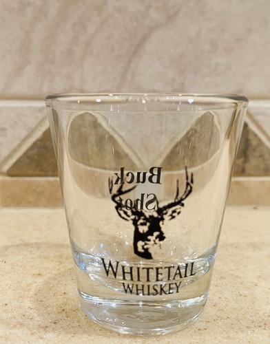 Vintage Whitetail Whisky Buck Schnapsglas