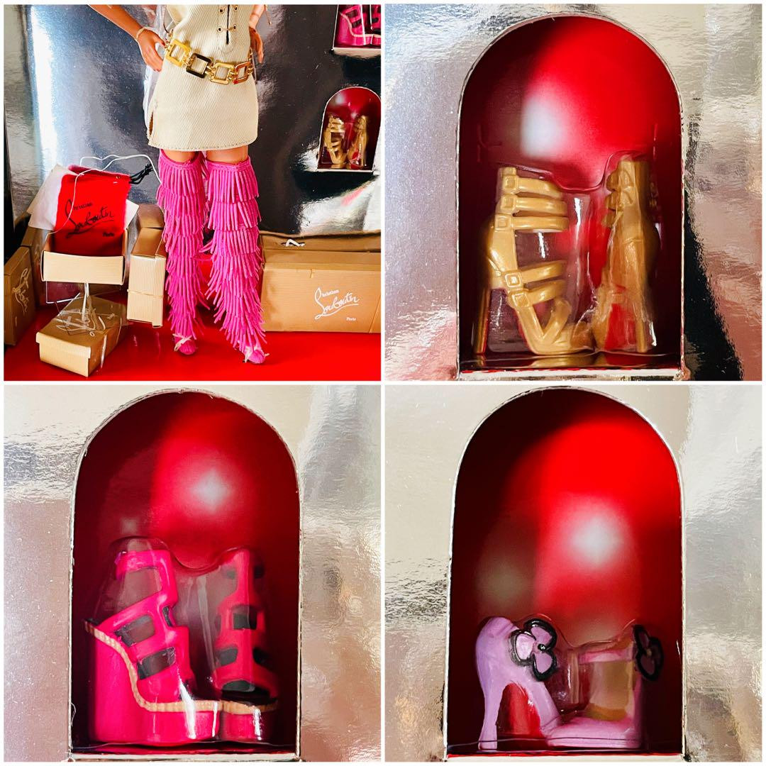 Christian Louboutin Barbie Collaboration Doll with Outfit Christian Louboutin Barbie Collaboration Doll with Outfit