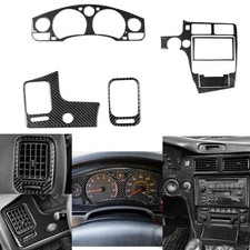 Interior Set Real Carbon Fiber Dash Trim Kit For Toyota Mr2 1991-95
