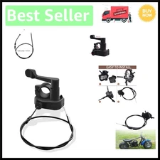 Durable 7/8" Metal Thumb Throttle Cable Assembly for 50cc-250cc ATVs & Go Karts