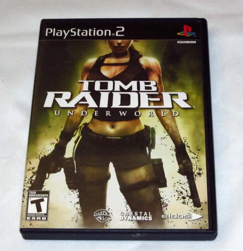 Tomb Raider: Underworld (PS2, 2008) - Bilingual EN + FR Inserts, CIB, Tested