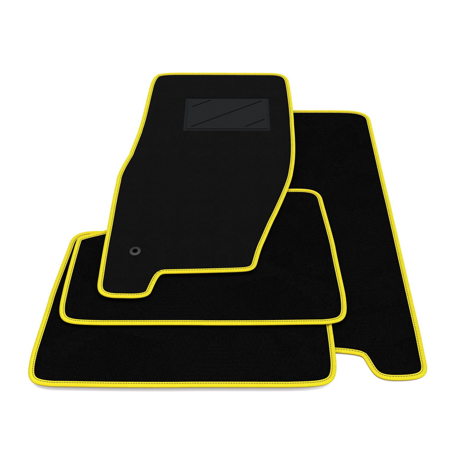 Tapis de sol pour Jeep Cherokee KJ 2002-2007 sur mesure en moquette noire