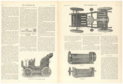 1902 Story & Pics F&B of Pgs: De Dion Bouton Electric Carriage, 1060 lb. Battery