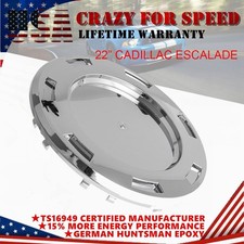 22" Chrome 7-Spoke Wheel Center Cap Hub for 2007-2014 Cadillac Escalade Replaces