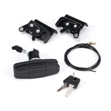 Black Truck Cap Twist Handle Kit 113436 Topper Tonneau T-Handle,Compatible 