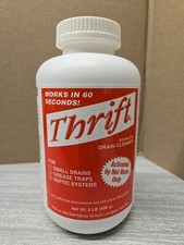 Thrift  T-200 Alkaline Based Granular Drain Cleaner - 2 Pound (2 lb)- Odorless 