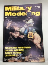 Military Modeling Flankpanzer Wirbelwind Tank WWII DEC 1976 Vintage Magazine