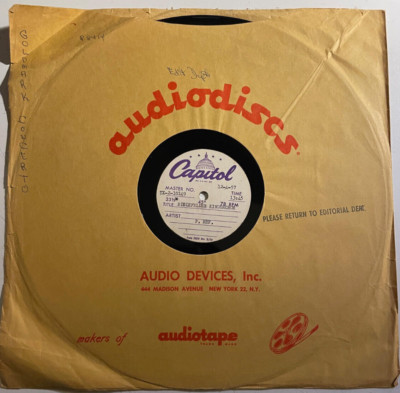RARE Germany's Famous Bielefelder Kinderchor Shellac LP Test Pressing Capitol
