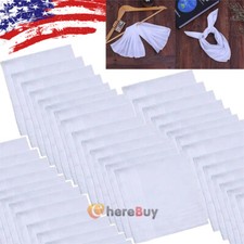 lot 1 30 Handkerchiefs Cotton Classic Hankies Large Men Hankerchief Hanky Pocket