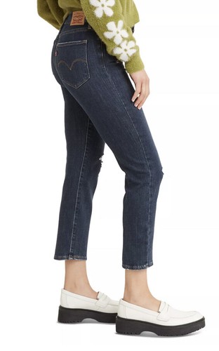 NEW Levi's Women's 724 High Rise Straight Crop Jeans - Size 6 W28 - Picture 3 of 6