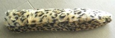 NEW FAUX FUR PURSE TASSEL BELT CLIP ~ 17" LONG BROWN TIGER KEY RING CHAIN YWK17M