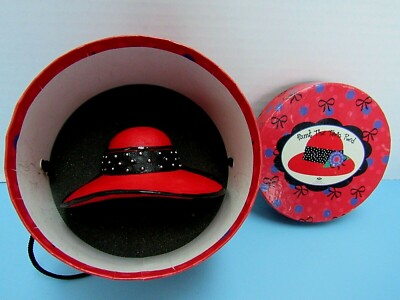 PAINT THE TOWN RED SOCIETY RESIN HAT by WESTLAND - ORIGINAL BOX - 2004