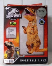 Jurassic World T-Rex Rubie’s Fun Flatables Inflatable Costume w/Box