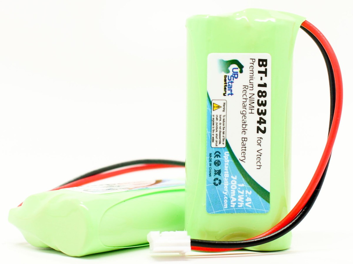 ± 2x Battery for AT&T BT166342 Cordless Phone (700mAh, 2.4V
