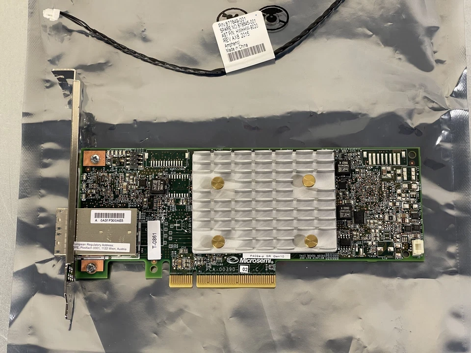 HPE P408e-p Smart Array SR External 12G/s Controller 4GB Cache PCI-e SATA SAS - Image 2 of 4