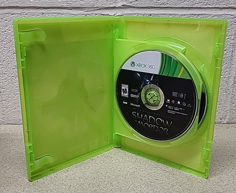 Middle Earth Shadow of Mordor Xbox 360 Video Lord Of The Rings Video