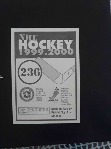 Panini NHL Hockey 1999 2000 99 00 ELIGE CUALQUIER PEGATINA CASI NUEVA/COMO NUEVA #201-360# - Imagen 67 de 297
