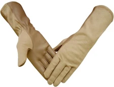 Nomex Fire Resistant Flight Flyer Pilot Operator Aviation Duty Leather Glove