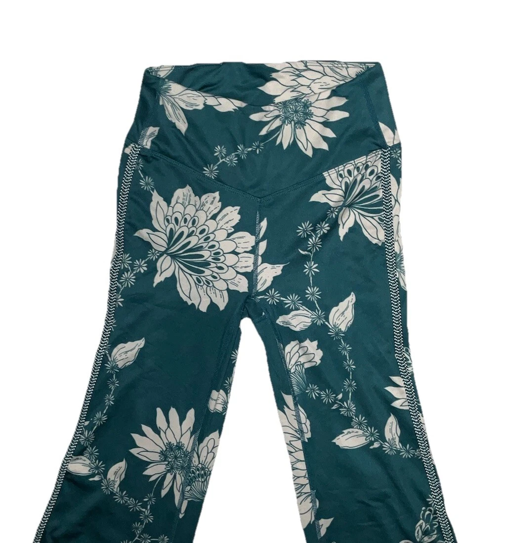 free-people-movement mellow mood print flare leg leggings