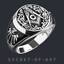 Indexbild 11 - Freimaurer Ring Silber 925 Siegelring Masonic Klassisch Alles sehende Auge Biker