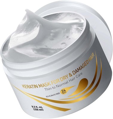 Alisado Con Queratina Para El Cabello Dañado - Tratamiento De Keratina En  Crema | eBay
