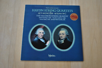 LP Joseph Haydn The Salomon String Quartets Op 71 No 3 In E Flat 74 No 1 In C