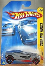 2008 Hot Wheels #32 New Models 32/40 URBAN AGENT Gray-Red w/Black OH5 Spoke