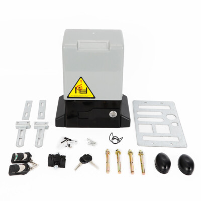1400LBS Electric Automatic Sliding Gate Opener Door Operator&Remote Control 370W