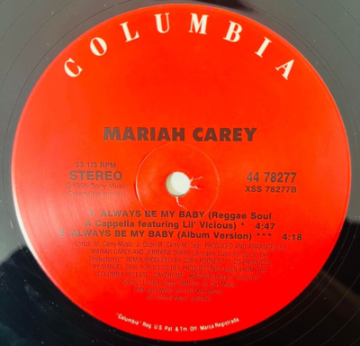 米12” Mariah Carey Always Be My Baby 4478277 Columbia /00250 12