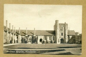 St Cross Hospital Winchester H Valentine S Vintage Blank Postcard Ebay