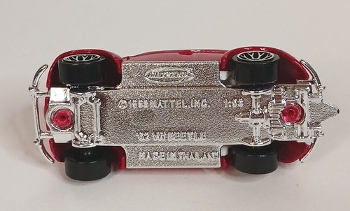 Matchbox Volkswagon '62 Beetle Diecast VW 1:58 Mattel Vintage Red Thailand - Bild 8 von 9